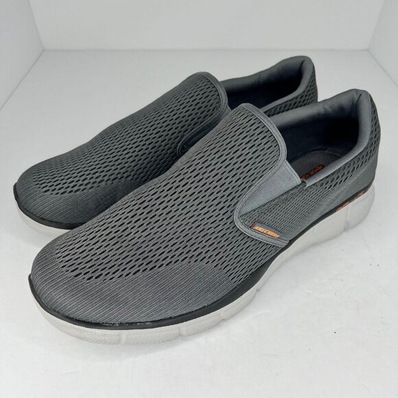 Skechers Mens 51509W Dark Gray Solid Slip On Low Top Size 12 Sneaker Shoes - Picture 1 of 10